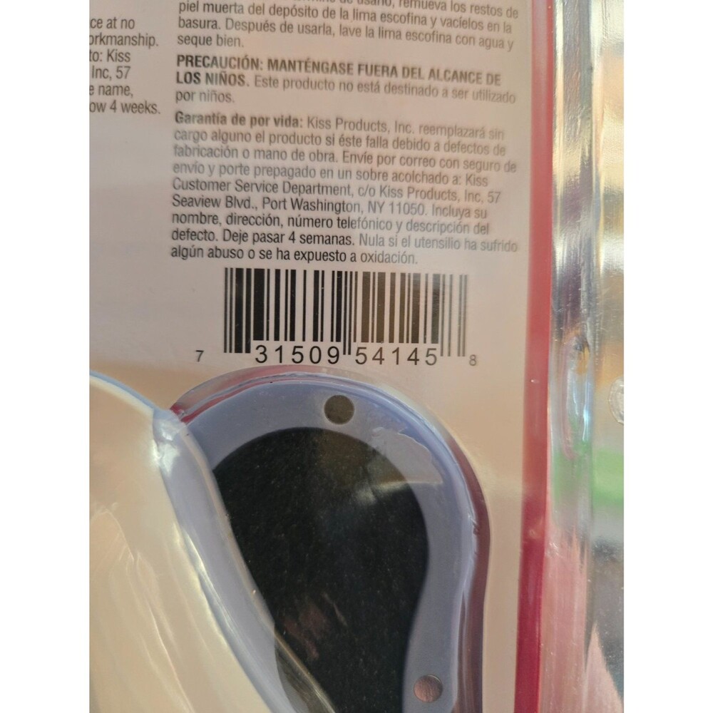 KISS Roly-Poly Pedi-Pal Compact Pedicure Tool Callus Rasp Emery File Foot RPP02 - Picture 4 of 4